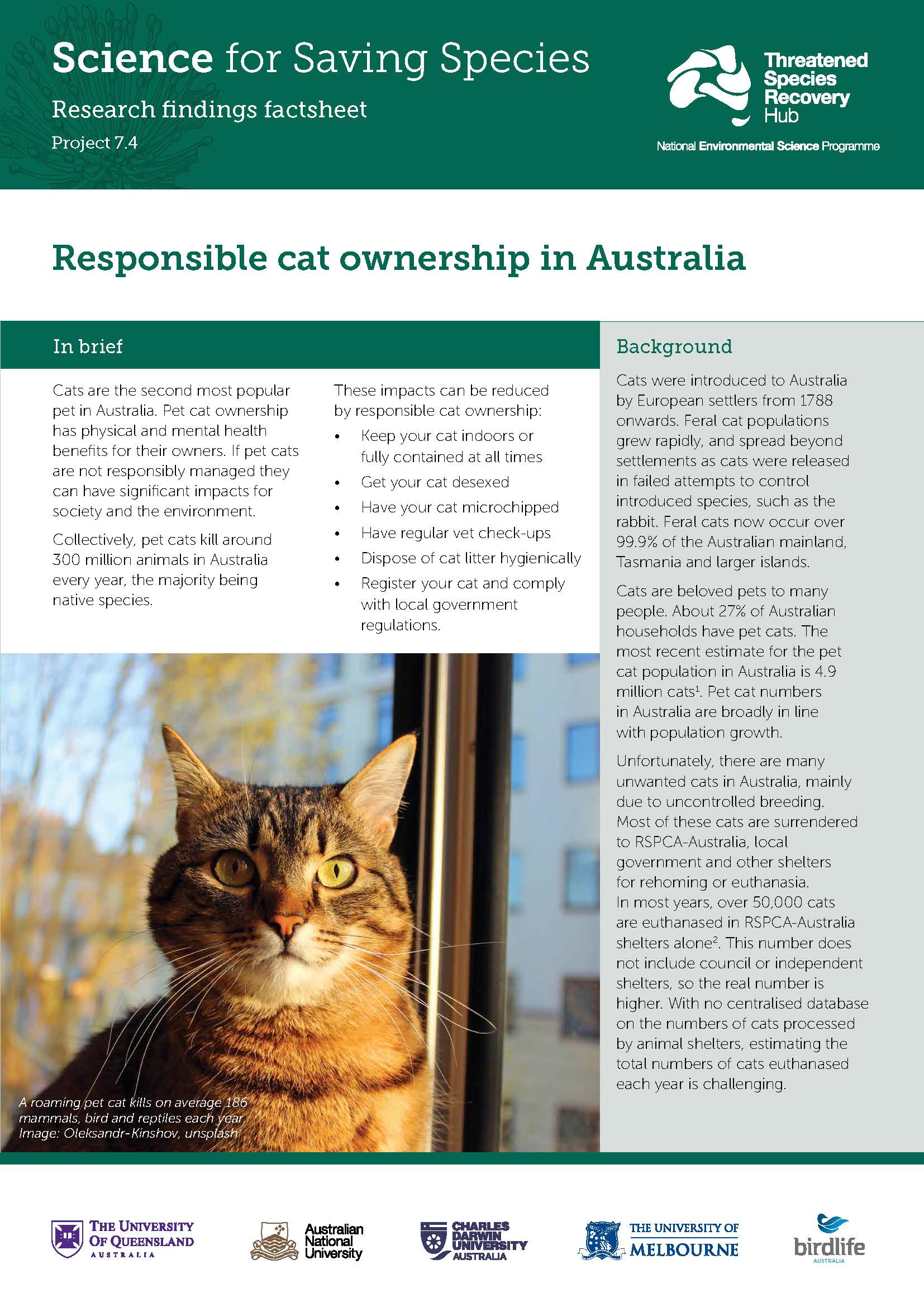 7 4 cat impacts and management knowledge exchange for stakeholders ff v4 Page 1