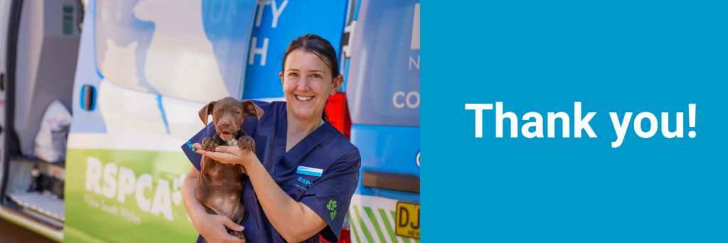 Fund their mileage - Thank You - RSPCA New South Wales